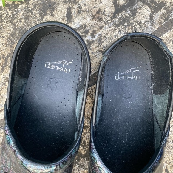 DANSKO Professional Multi Colored Slip On Comfort Clog Women’s Size 41/7.5-8 - Picture 5 of 11
